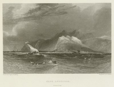 Cape Leucadia, Lovers Leap od after A.V. Copley Fielding