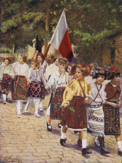 Den nezávislosti v Bukurešti od after A. Langfier