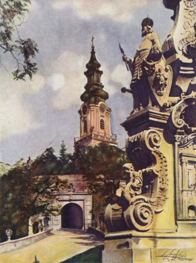 Katedrála Nyitra, Československo od after A. Langfier