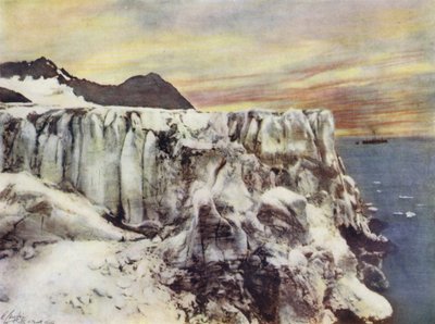 Spitzbergen, Pohled na Skalnaté pobřeží od after A. Langfier