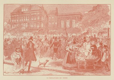 Boulevard Du Crime od after Albert Robida