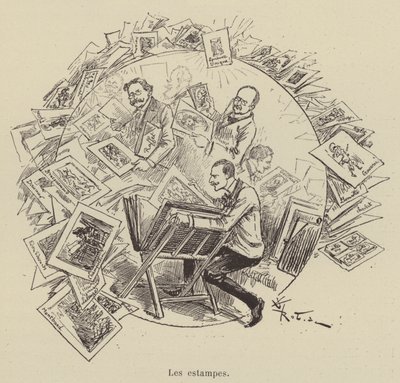 Tiskne od after Albert Robida