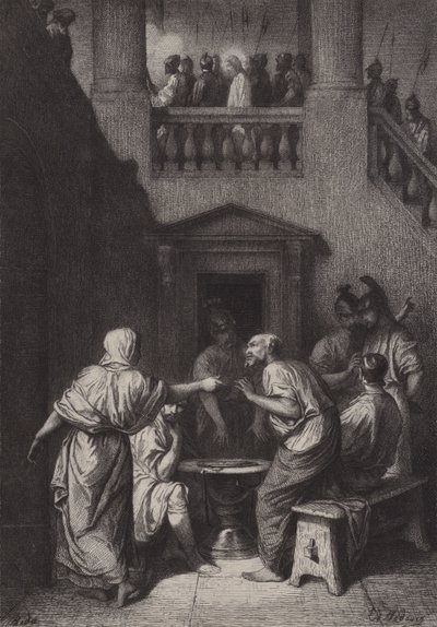 Peters popření od after Albert Robida