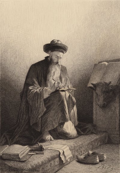 Svatý Lukáš od after Albert Robida