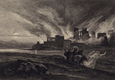 Zkáza Sodomy od after Albert Robida