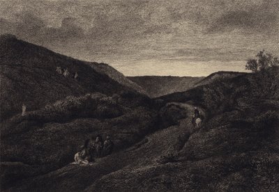 Dobrý Samaritán od after Albert Robida