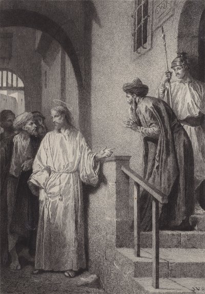 Matka a bratři Ježíšovi od after Albert Robida