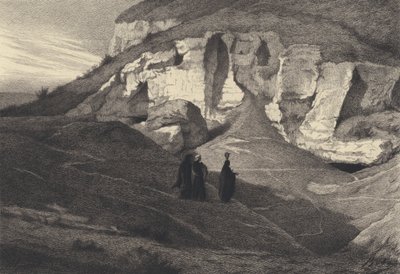 Ženy přinášejí sladké koření do hrobu od after Albert Robida