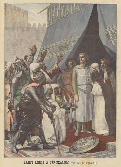 St Louis v Jeruzalémě od after Alexandre Cabanel