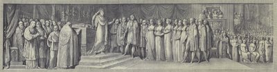 Korunovace Napoleona jako krále Itálie v milánské katedrále, 23. května 1805 od after Andrea Appiani the Elder