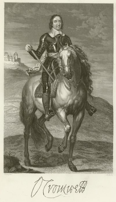 Oliver Cromwell od after Anthony van Dyck