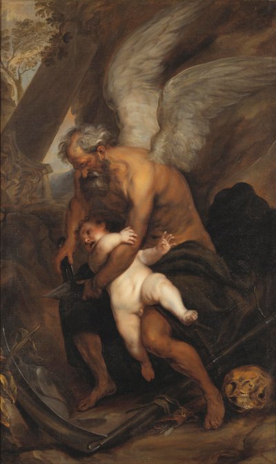 Čas přistřihování křídel lásky od after Anthony van Dyck
