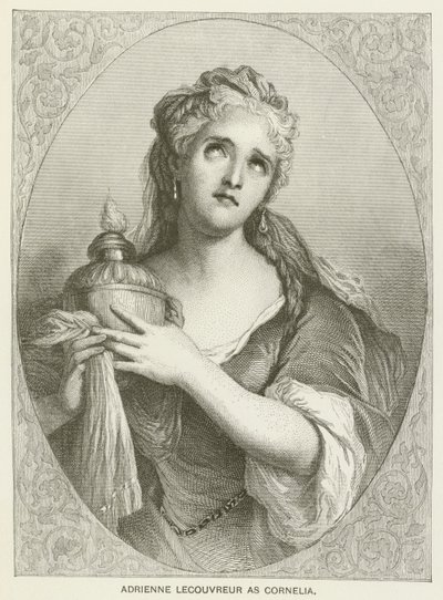 Adrienne Lecouvreur jako Cornelia od after Antoine Coypel