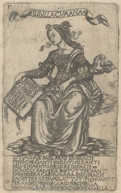 kumská Sibyla od after Baccio Baldini