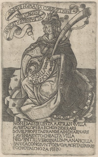 Delfská Sibyla od after Baccio Baldini