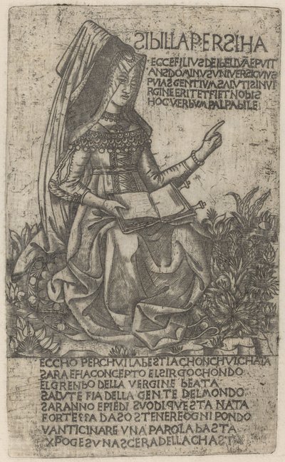 Perská Sibyla od after Baccio Baldini