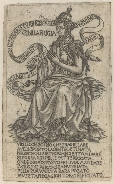 Frygická Sibyla od after Baccio Baldini