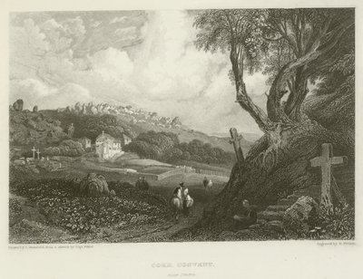 Cork Convent, poblíž Cintra od after C. Stanfield