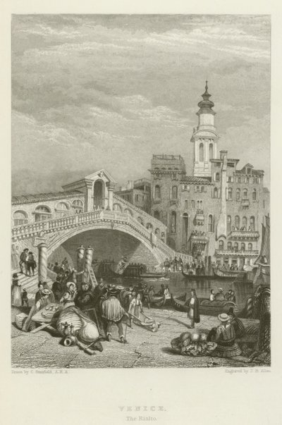 Benátky, Rialto od after C. Stanfield
