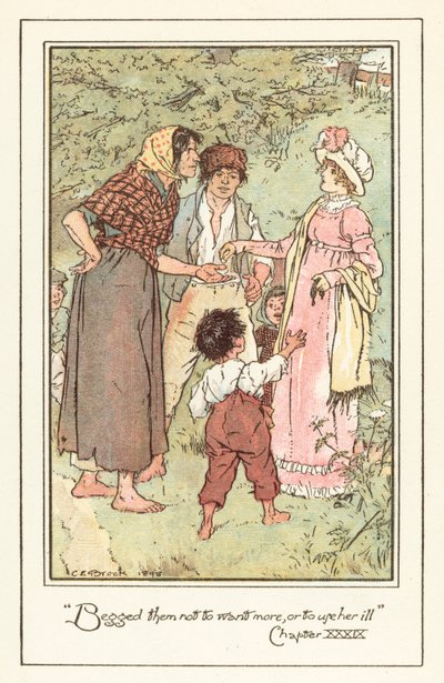 Ilustrace pro Jane Austens Emmu od after Charles Edmund Brock