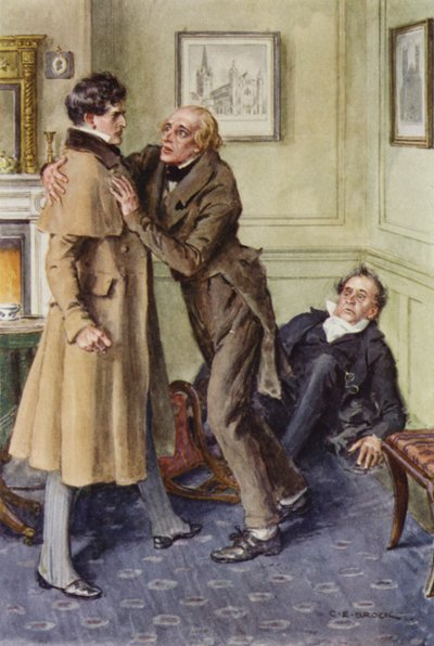 Ilustrace k filmu Martin Chuzzlewit od after Charles Edmund Brock
