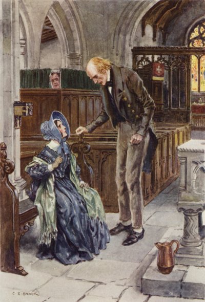 Ilustrace pro Martina Chuzzlewita od after Charles Edmund Brock