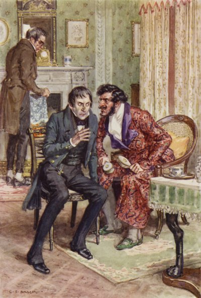 Ilustrace k filmu Martin Chuzzlewit od after Charles Edmund Brock