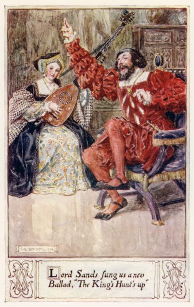 Lord Sands nám nazpíval novou baladu The Kings Hunts up od after Charles Edmund Brock