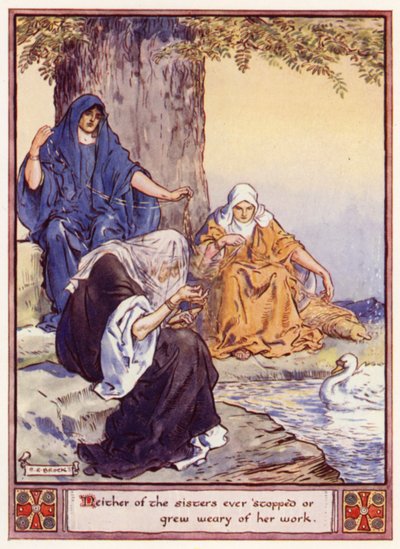 Žádná ze sester se nikdy nezastavila a ani ji neomrzela její práce od after Charles Edmund Brock