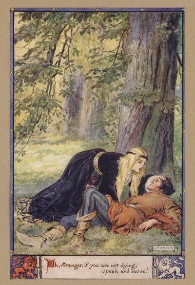Ach, cizinče, pokud neumíráte, mluv a hýbej se od after Charles Edmund Brock