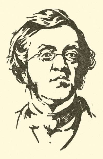 William Makepeace Thackeray od after Charles Edmund Brock