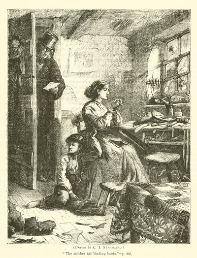 Žena švec od after Charles J. Staniland