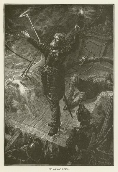 Sir Amyas Leigh od after Charles J. Staniland