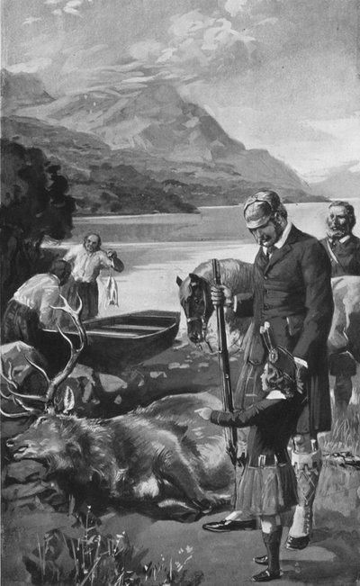 Princ z Walesu jako mladý Highlander od after Charles Mills Sheldon