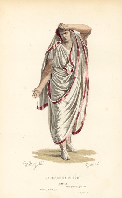 La Mort De Cesar, Brutus od after Edmond A.F. Geffroy