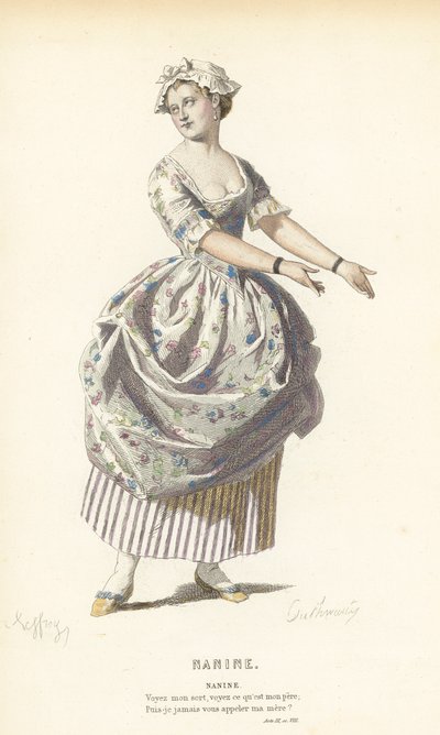 Nanine od after Edmond A.F. Geffroy