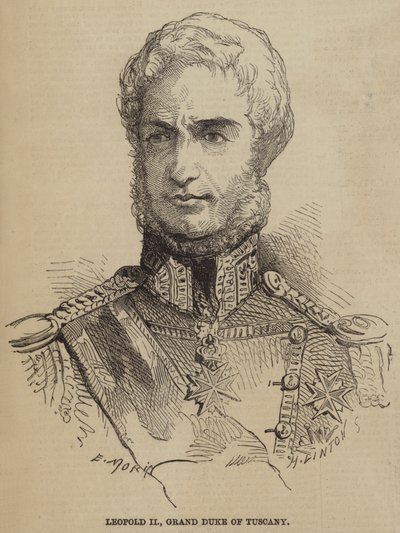 Leopold II., toskánský velkovévoda od after Edmond Morin