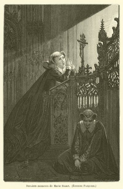 Poslední okamžiky Marie Stuartovny, Etienne Pasquier od after Emile Antoine Bayard