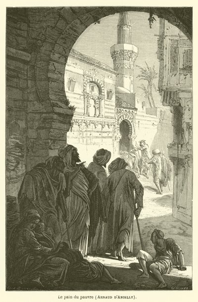 Chleba chudáka, Arnaud dAndilly od after Emile Antoine Bayard