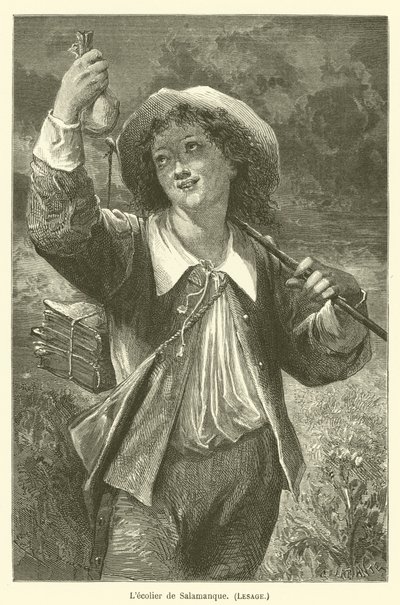 Lecolier de Salamanque, Lesage od after Emile Antoine Bayard