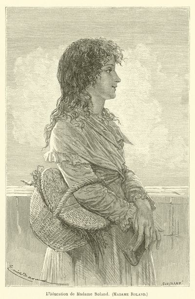 Místo Den Madame Roland, Madame Roland od after Emile Antoine Bayard