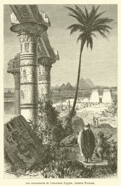 Památky starověkého Egypta, Joseph Fourier od after Emile Antoine Bayard