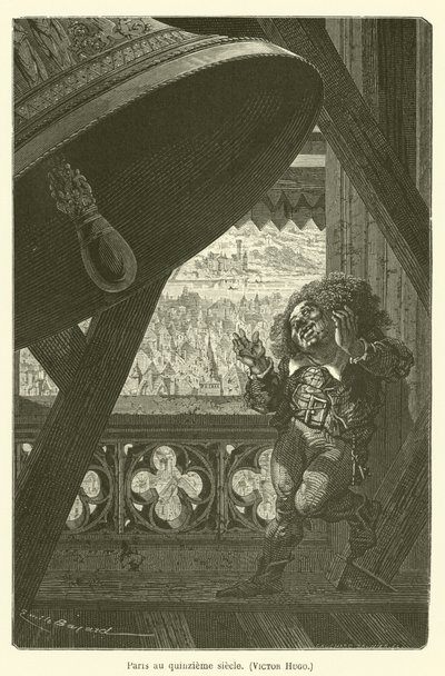 Paříž v patnáctém století, Victor Hugo od after Emile Antoine Bayard