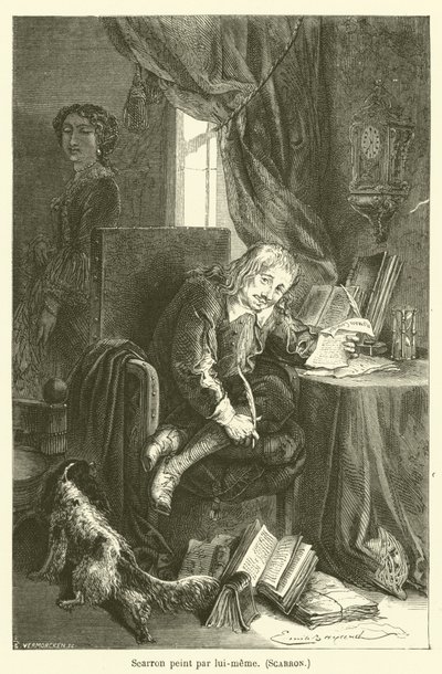 Scarron namaloval sám, Scarron od after Emile Antoine Bayard