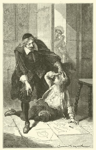 Dětství Blaise Pascala od after Emile Antoine Bayard