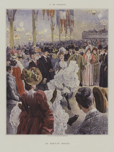V Moulin Rouge od after Felicien baron de Myrbach-Rheinfeld