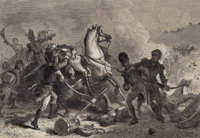 Bitva o New Orleans, smrt generála Pakenhama od after Felix Octavius Carr Darley