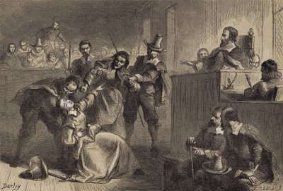 Manželka Edmunda Cheesemana před guvernérem Berkeleyem od after Felix Octavius Carr Darley