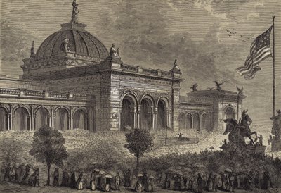 Zahájení výstavy ke stoletému výročí, 10. května 1876 od after Felix Octavius Carr Darley