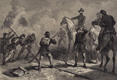 Shermanův pochod k moři od after Felix Octavius Carr Darley